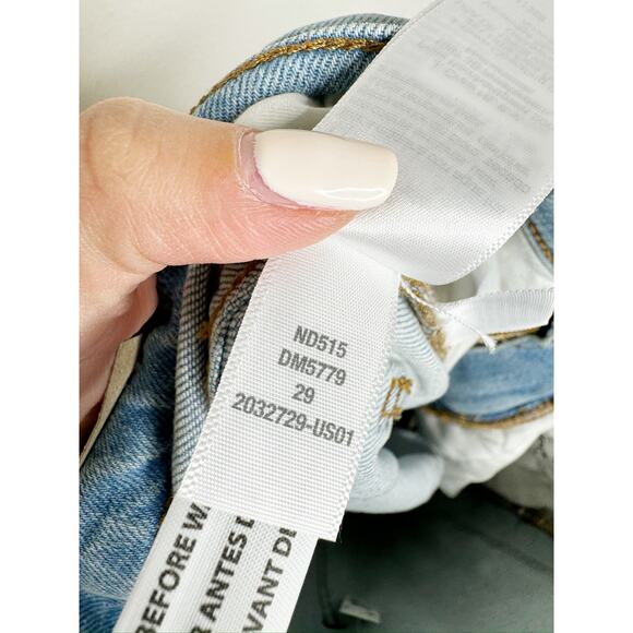 NWT Madewell The Perfect Vintage Straight Jean Distressed Light Danby Wash US 29 - Picture 12 of 12